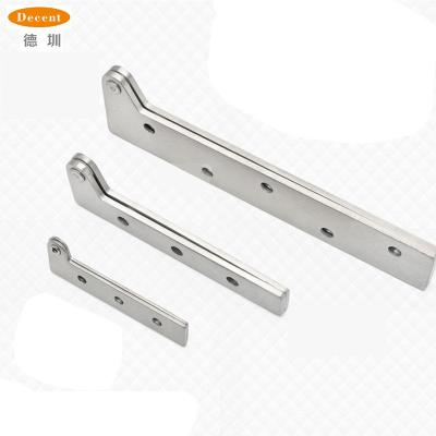 China Modern Chicken mouth hinge Stainless steel seven-shaped hinge Side shaft hinges Door and Window Furniture hardware for sale