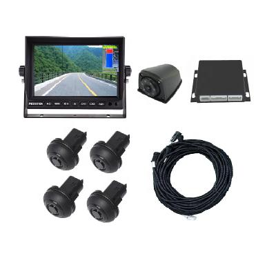 China 9-35V Truck Ultrasonic Sensor System With Front Video Overlay For Heavy Duty Vehicles for sale