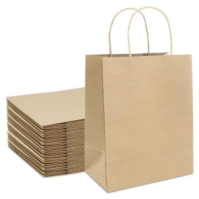 China Wholesale Price Recyclable Paper Bag Customized Customized High Quality Cute Brown Paper Tote Bag for sale