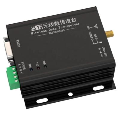 China 2019 Industrial IoT Lora Data Transmitter Radio 433mhz Modbus 100mw 3km Rs232 Rs485 for sale