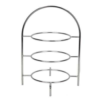 China Eco-Friendly Stainless Steel New Design Metal Cake Swing Stand Metal Wedding Cake Stand for sale