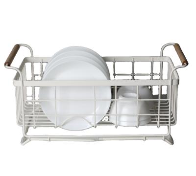 China Stocked Space Saving Kitchen Dish Drainer Storage Shelf Rack Drying Dish Bowl Rack for sale