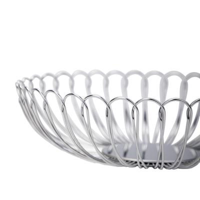 China High Quality Viable Storage Fruit Metal Basket Metal Steel Fruit Basket Organizer for sale