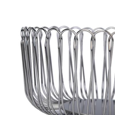 China High Quality Viable Mesh Steel Solid Basket Fruit Basket Fruit Basket Stainless Steel for sale