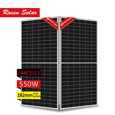 China Solar power system/projects panel solar panel module solar panel 550w 600w solar panel solar price for sale