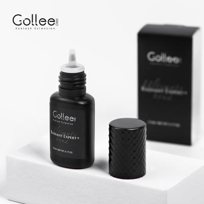 China Different Volume Eyelash Extension Gollee Natural Scented Lashes With Glue Extensions 0.5 Pro Segment Lick Glue Dry 7 Days for sale