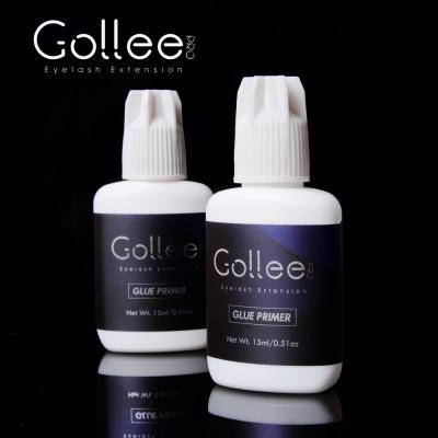 China Gollee Korea Sale Private Label Eyelash Extension Primer Link Protein Remover Eyelash Extension Best Brush Peach Wick Primer and Eyelash Primer for sale