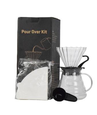 China V60 Viable Manual Pour Over Coffee Maker Travel Coffee Gift Set for sale