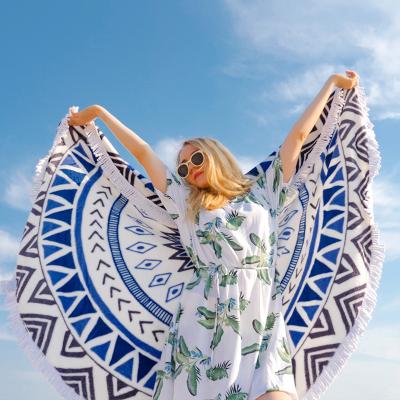 China Wholesale Quick Dry Sand Free Outdoor Extra Large Throw Turkish Mandala Beach Blanket for sale