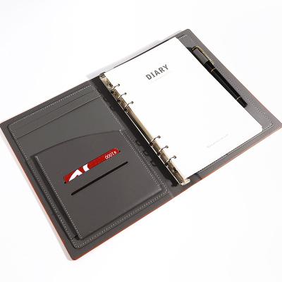 China Hardcover Company Activities Black Luxury Keychain Pen Softcover Custom Notebook Corporate Business Gift Set for sale