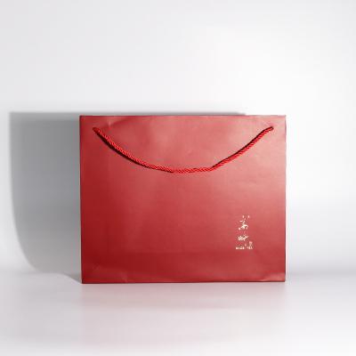 China Recycled Materials Manufacturers Produce Paper Handbag Custom - Made Clothing Bag Tea Shopping Gift Bag for sale