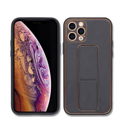 China New Shockproof Magnetic Hybrid Car PC Kickstand TPU Smart Phone Case For Iphone Xs Max 11 12 Case Cover Shockproof Phone for sale