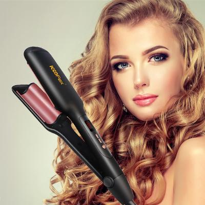 China KooFex Anti Frizz Big Barrel Curling Iron , Electric Tourmaline Ceramic Hair Curler for sale