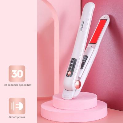 China CE recarregável Mini Cordless Hair Straightener 4000mAh anti 2 escaldando de USB em 1 à venda