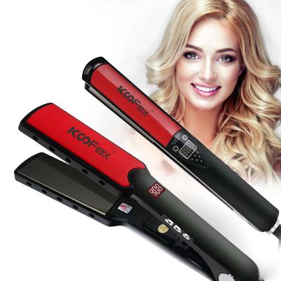 China MCH Heater Titanium Coated Hair Straightener Slijtvaste Duurzaam Te koop