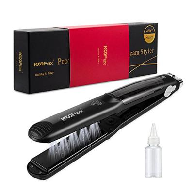 China Frizz Proof Travel Steam Hair Straightener Dual Voltage 6 adjustable temp for sale