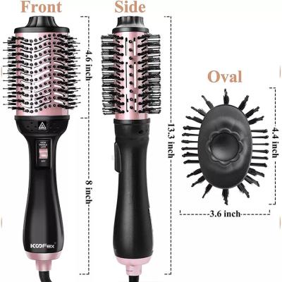 China 4in1 hete Lucht Ion Multifunctional Hair Dryer Brush 110-220V Multiscene Te koop