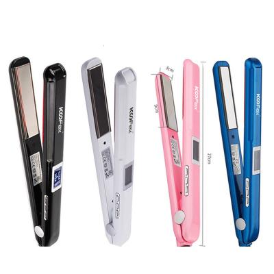 China Professional LCD Display Flat Iron Hair Straightener Ultrasonic Infrared Ionic Te koop