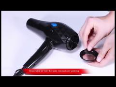 Multipurpose Lightweight Ionic Hair Dryer , Household 50Hz Portable Hair Blow Dryer