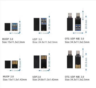 China Apply to any UDP mudp U disk high-speed UDP chip short U disk shell usb30u disk semi-complete product shorts, full capacity for U disk chip 'Anguo Taiwan U for sale