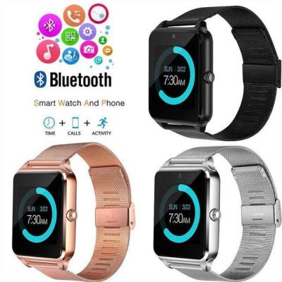 China Smart Watch Z60 Smart Smart Watch Cell Phone Factory Wifi Z60 Steel Band Card Direct Sales for sale