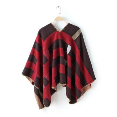 China Acrylic soft poncho sweater shawl pashmina ladies women scarf and stoles wholesale covering shawls for sale