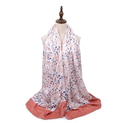 China Silk Multi Style Clothes Packaging Gifts Winter Scarves For Women Elegant Christmas Embroidered Scarf for sale