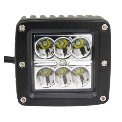 China Super Bright 3 Inch Truck Tractor Motorcycle Light Factory Supply 18W Led Work Light For Truck Tractor Off Road Led Driving Light for sale