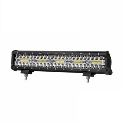 China HOT SALE 24V 15.3INCH FACTORY PRICE Tri Row 300W Spot Beam 3 Row LED Work Light Die-Cast Aluminum Housing Light Bar For ATV SUV 4x4 Off-Road Accessories for sale