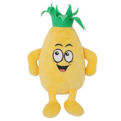 China Creative Christmas 100% Recycled PET Polyester Plush Good Fruit Toys For Dog for sale