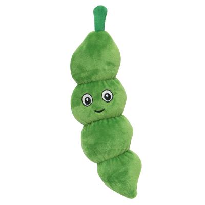 China Various 100% Recycled Christmas PET Polyester Vegetable Squeaky Plush Soft Pet Toys For Dog To Chew for sale