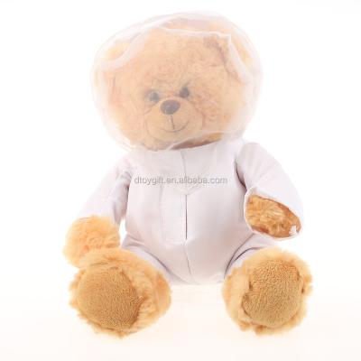 China Babies and Lovely Home Decration Teddy Bear with Customized Space Costume Teddy Bear Wholesale Toy for sale