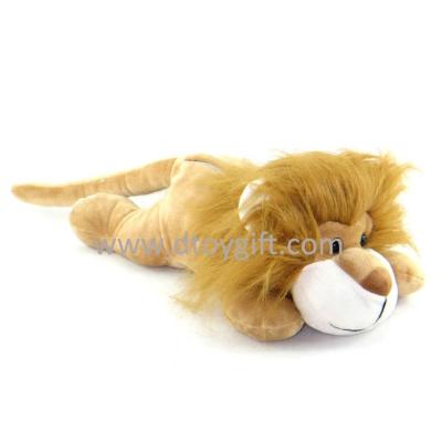 China Soft Plush Toys Lying Brown Soft Lion for sale