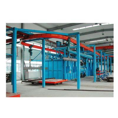 China Factory Q485 Shot Blasting Machine Catenary Speed ​​Regulation Track Total Stepping Cleaning for sale