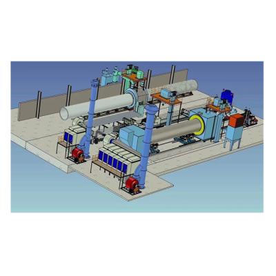 China factory steel pipe shot blast cleaning machine/sand blaster for steel tube outer wall for sale for sale