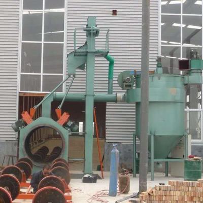 China China factory steel pipe wall interior shot blasting machine for sewer cleaning cover for sale