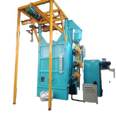 China Factory direct supply shot blasting cleaning machine double hook casting equipment rust blasting device hook factory for sale