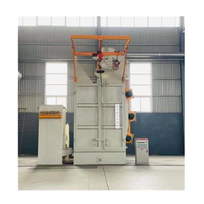 China Factory Manufacture Q378 Professional Vertical Shot Blasting Machine Hanger Shot Blasting Machine for sale