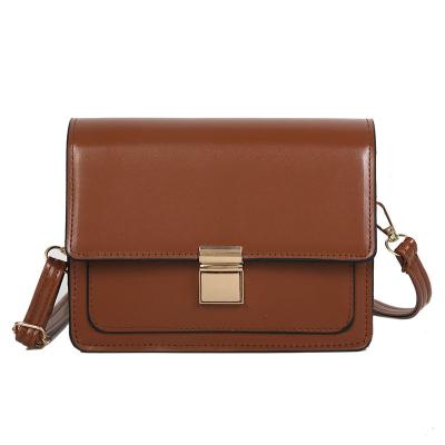 China Fashion Small Bag Chic Lock Small Square Bag Women's Retro HandbagsFF035 2019 New Ins Female Messenger for sale