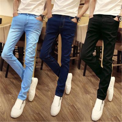 China Viable hot selling men pants like latest design jeans men denim pants men skinny jeans CC371 for sale