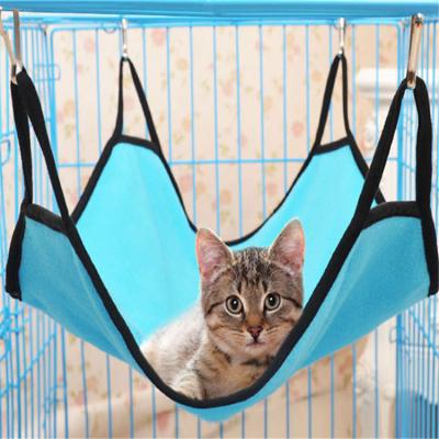 China Best Sustainable Portable Folding Selling Small Comfortable Hanging Cloth Cat Hammock Pet Animal Bed for sale