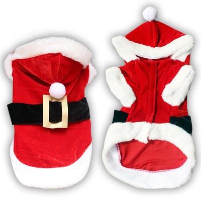 China Viable Dog Pet Costume Pet Christmas Costume Christmas Dogs Teams For Festival ZJ454 for sale