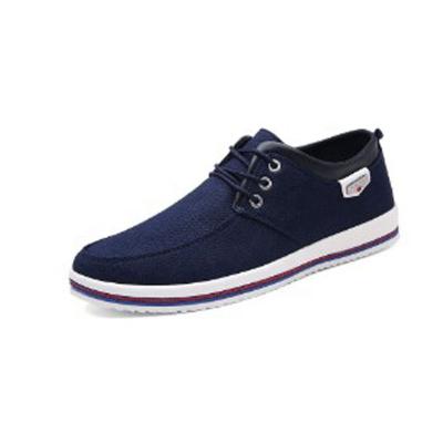 China Fashion\OEM Comfortable\Durable Lace Up Anti-Slip Canvas Man Flat Casual Shoes for sale