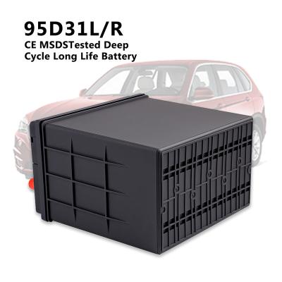 China Golf carts 95D31L/R CE MSDSTested long life battery deep star lithium iron phosphate lifepo4 car battery CCA1500 for sale