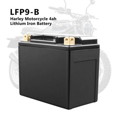 China Wholesale electric vehicles LFP9-B 12V oh factory price Harley motorcycle 4 lithium iron battery durable lifepo4 battery CCA280 for sale