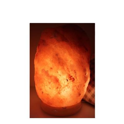 China Hot Selling Romantic Pink Crystal Himalayan Salt Rock Desk Table Decoration Lamp From China for sale