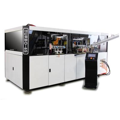 China Turbo-6S Schneider Bottle Control System Blow Molding Machine PET 6 Cavity 10000BPH for sale