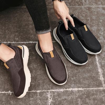 China CUSHIONING P01 Autumn Winter Plus Size 39-48 Lightweight EVA Chunky Sneakers Men's Sports Shoes Walking Outdoor Traveling Soft Suede for sale