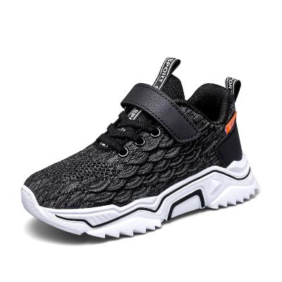 China Fashion Mesh Spring Summer Sports Woven Flight Massage Shoes Breathable Wearable Soft Boys Casual Running Outdoor Shoes Kids Sneakers for sale