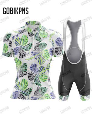 China GOBIKPNS Breathable Custom Design Lady Bicycle Short Sleeve Bike Woman Cycling Singlet And Short Two Piece Sets Cycling Long Sleeve Singlet for sale